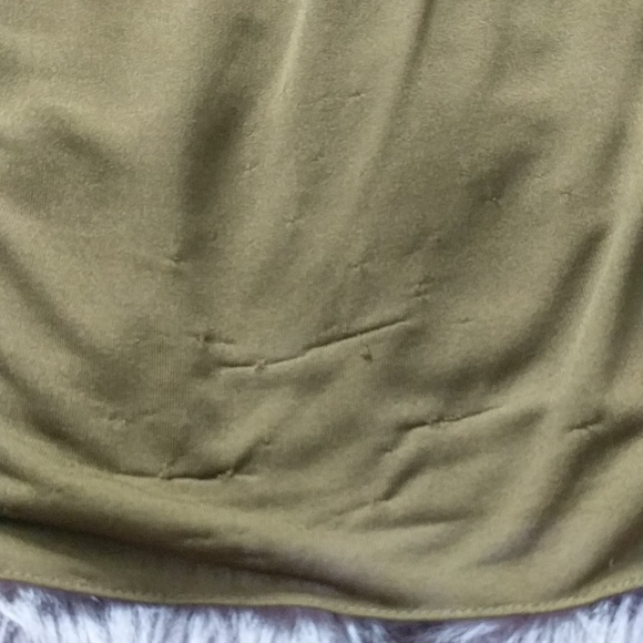 DEREK LAM Leather paneled dress. Sz 4. - Picture 6 of 8